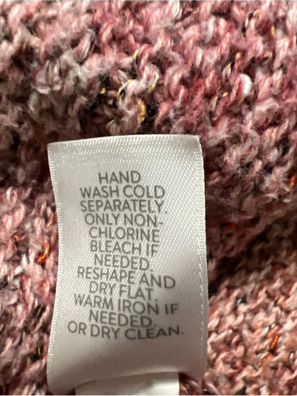 Heathered Pink Crewneck Sweater - Women's Comfortable Knit